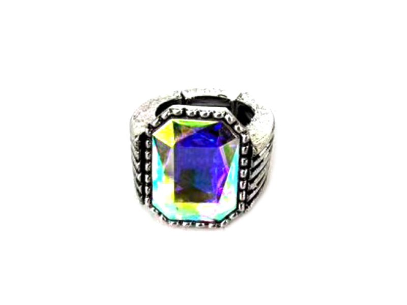 Western AB Stone Stretch Ring