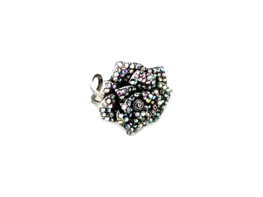 Western AB Rose Cuff Ring