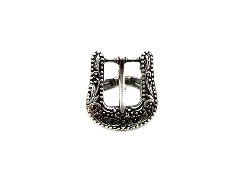 Western Belt Buckle Look Cuff Ring
