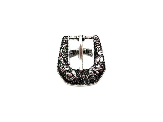 Western Belt Buckle Look Cuff Ring
