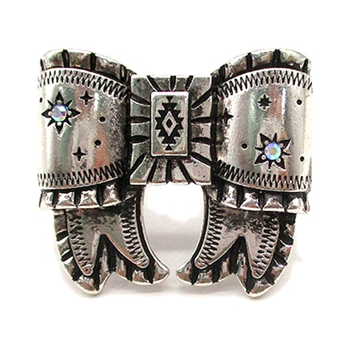 Western Ribbon Stretch Ring
