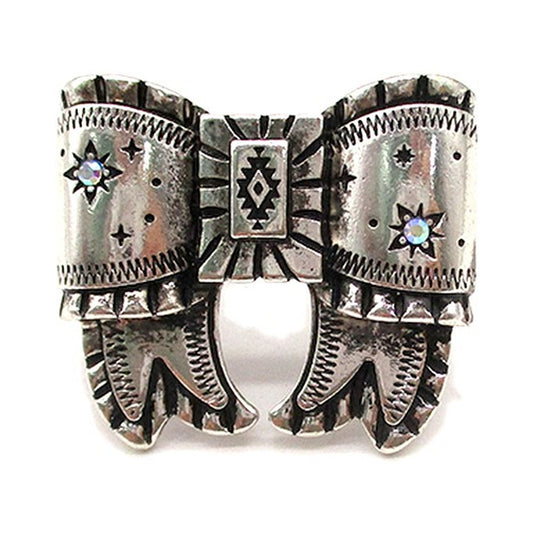Western Ribbon Stretch Ring