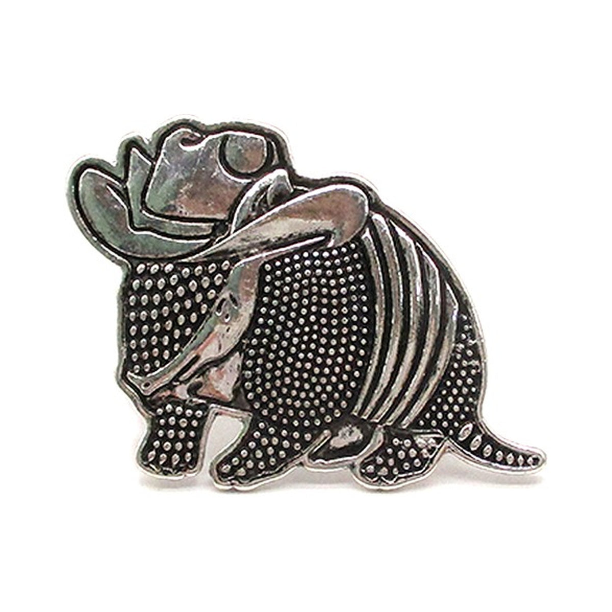 Western Hat Armadillo Cuff Ring