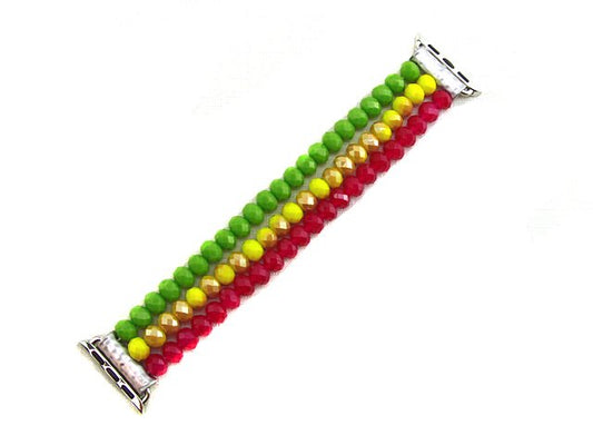 Multi Layer Glass Bead Apple Watchband