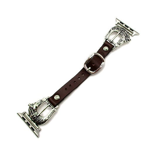 Western Horse Buckle Apple Watch Band 42-46 mm