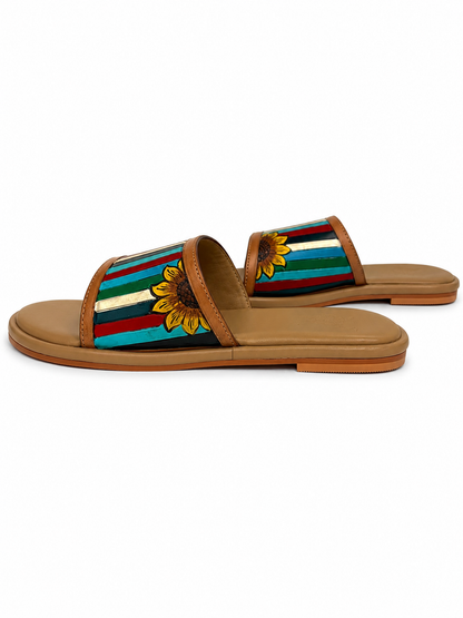 Western Seraph Sunflower Sandals