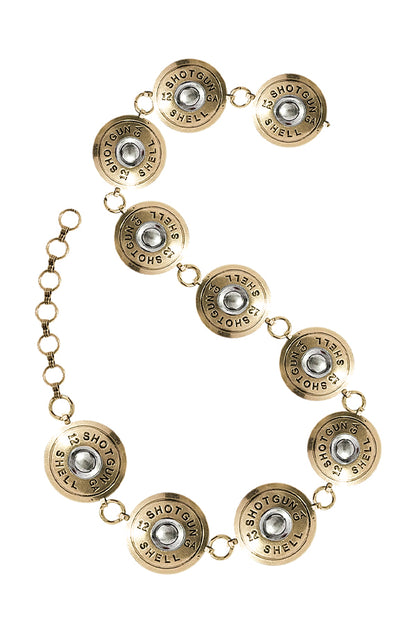 WESTERN SHOTGUN SHELL CHAIN BELT - S