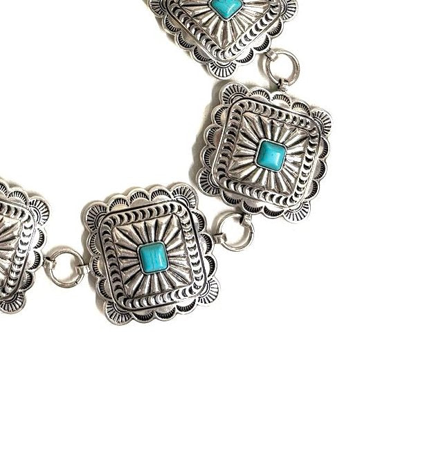 Western Concho Chain Belt - L
