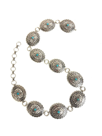 Western Concho Chain Belt - S