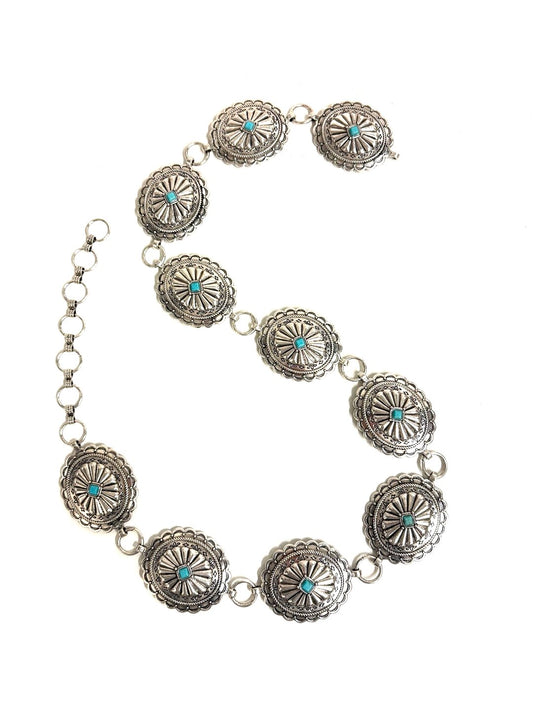 Western Concho Chain Belt - L