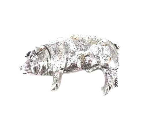 Western Metal Pig Belt Buckle