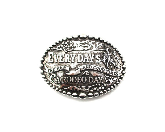Western Everyday Rodeo Belt Buckle