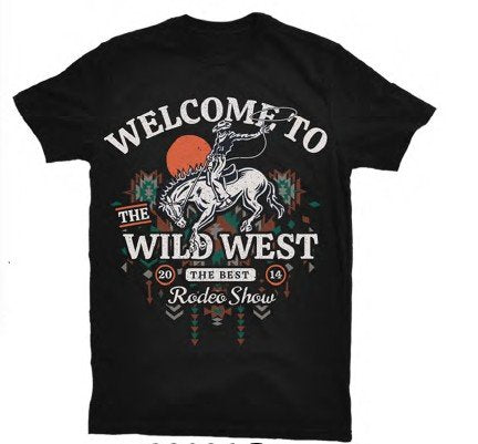 Welcome To Wild West Western Graphic Tee